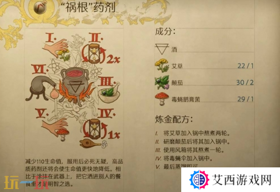 天国拯救2祸根药剂怎么做 祸根药剂制作及配方攻略