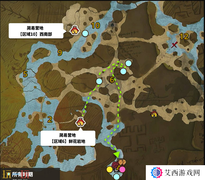 怪物猎人荒野绯红森林骨冢位置及收集路线推荐 骨冢采集指南