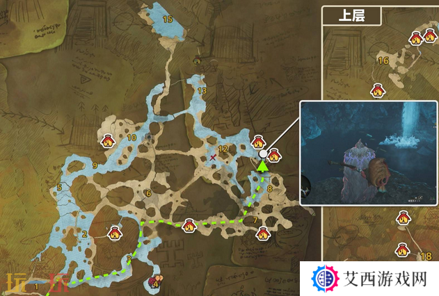 怪物猎人荒野绯红森林钓鱼点位置地图及可钓鱼类一览 钓鱼点全解析