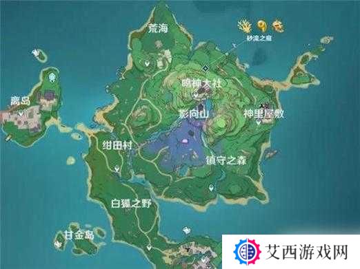 原神稻妻地图场景信息爆料，深度解析与实战攻略