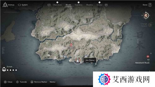 刺客信条影纪伊**像位置一览