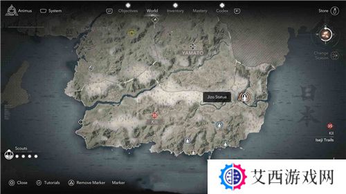 刺客信条影纪伊**像位置一览