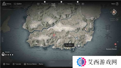 刺客信条影纪伊**像位置一览