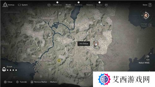 刺客信条影伊贺**像位置一览
