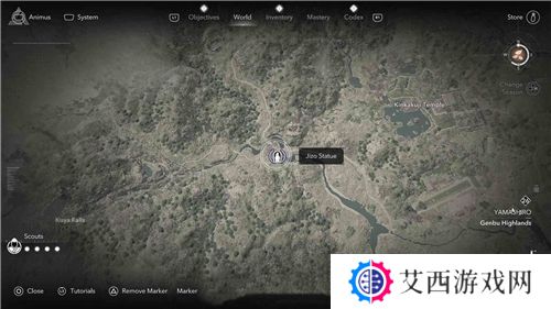 刺客信条影山城**像位置一览