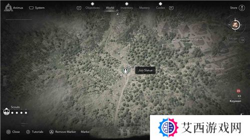 刺客信条影纪伊**像位置一览