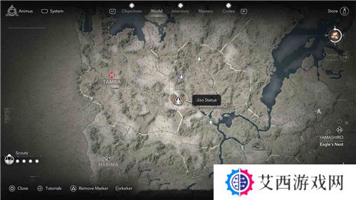 刺客信条影山城**像位置一览