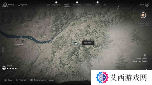 刺客信条影山城**像位置一览