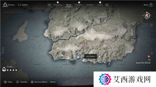 刺客信条影纪伊**像位置一览