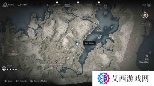 刺客信条影近江**像位置一览